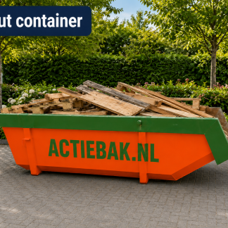 Houtcontainer 3 m³